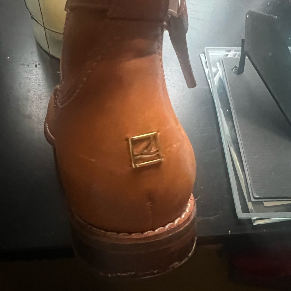 Sperry Brown Heeled Boots